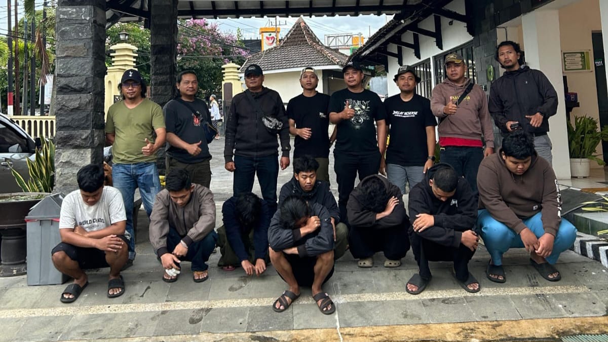 Polisi Ciduk 8 Pemuda Pelaku Pengeroyokan di Konser Musik Hardcore Kota Batu