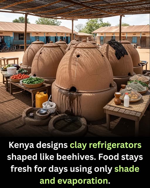 Inovasi Kelasi Berbentuk Sarang Lebah di Kenya Untuk Menyimpan Makanan