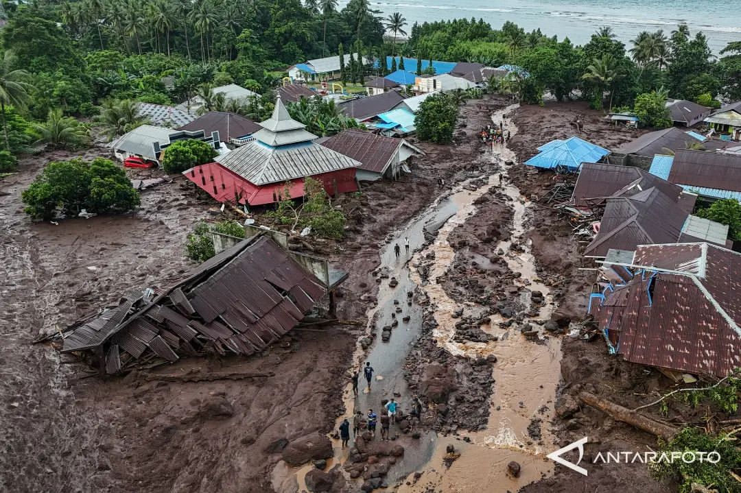 Banjir Bandang Ternyata Hancurkan Kelurahan Rua di Ternate