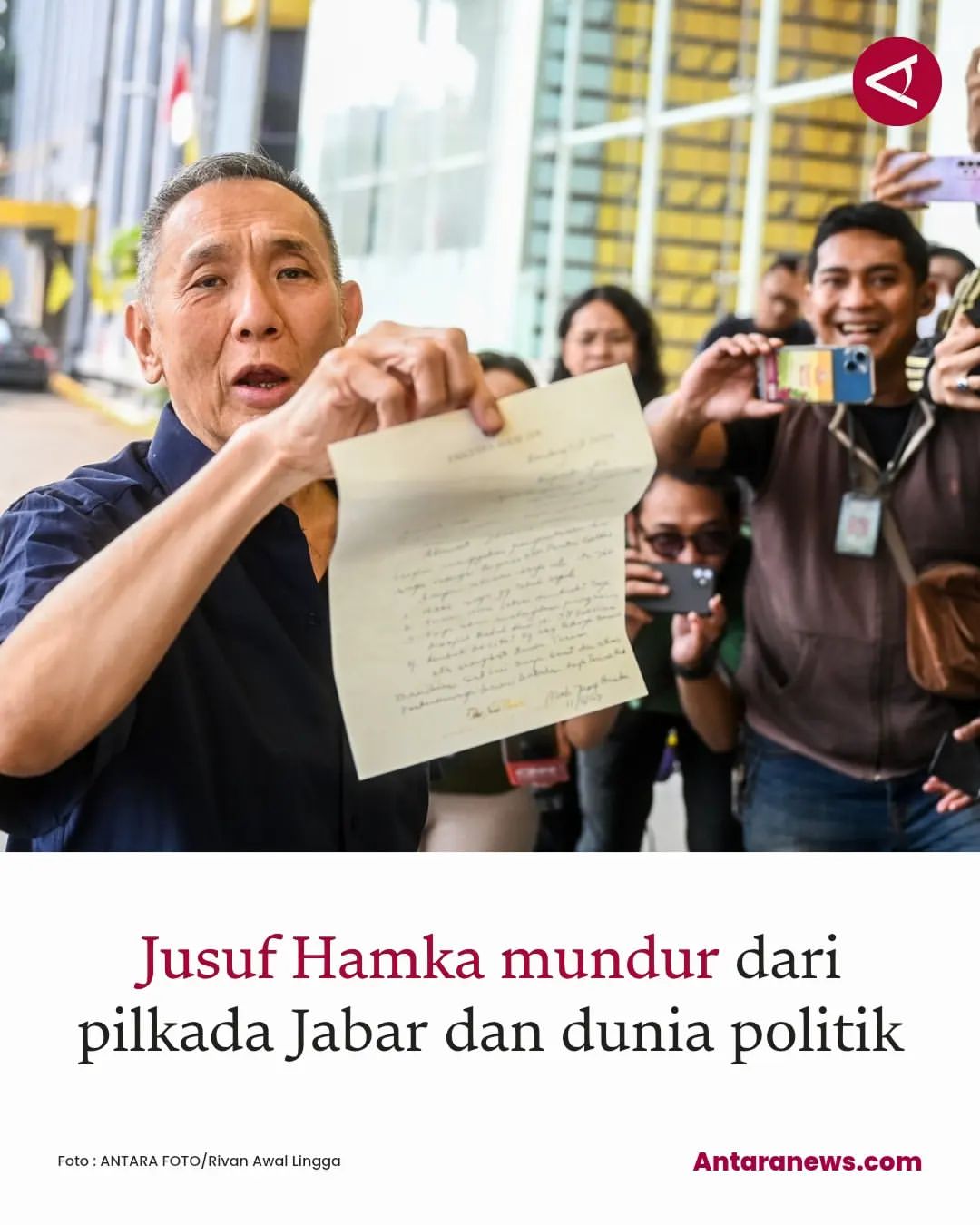 Jusuf Hamka Mundur dari Kontestasi Pilkada Jawa Barat