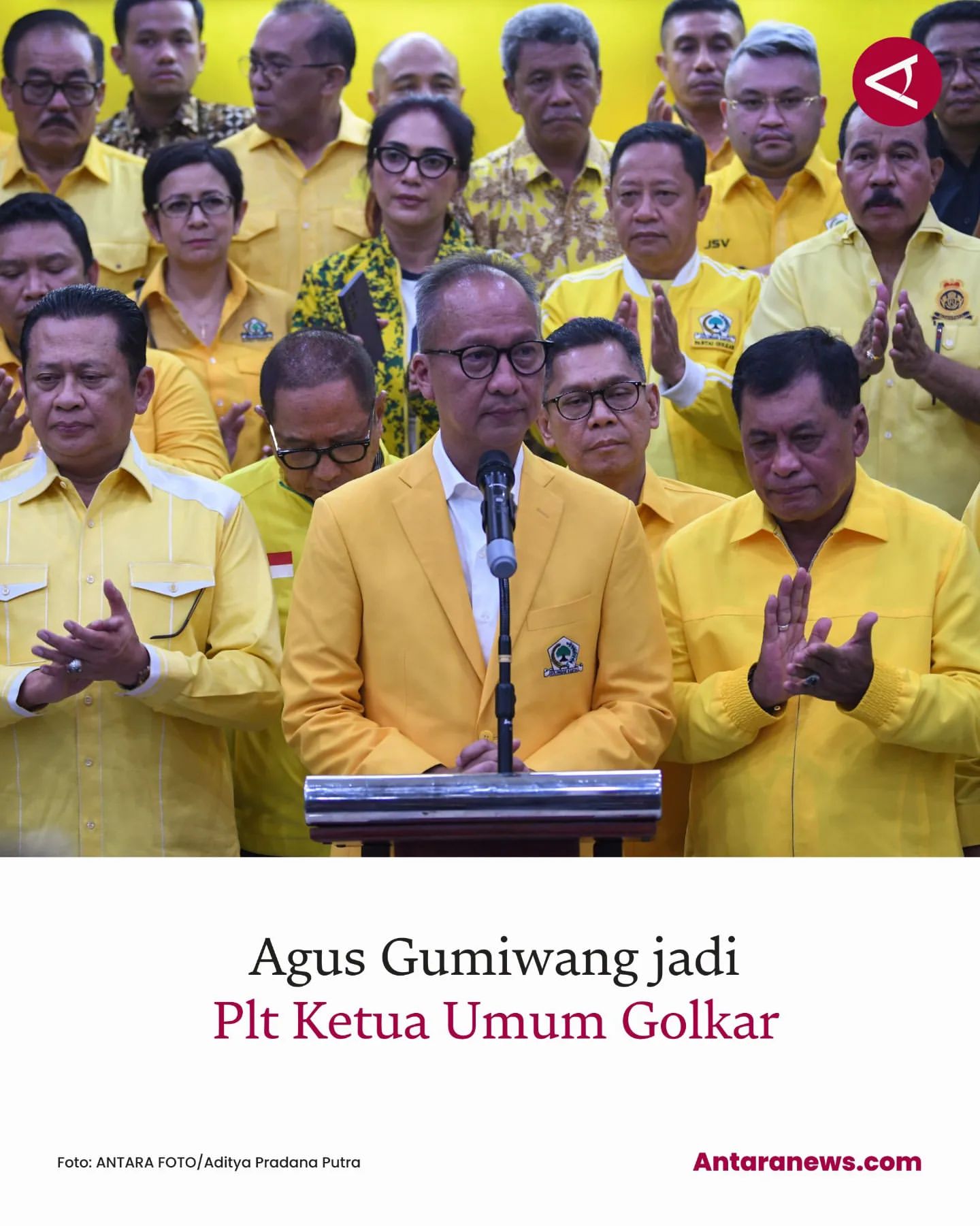 Agus Gumiwang Dilantik Sebagai Pelaksana Tugas Ketua Umum Partai Golkar