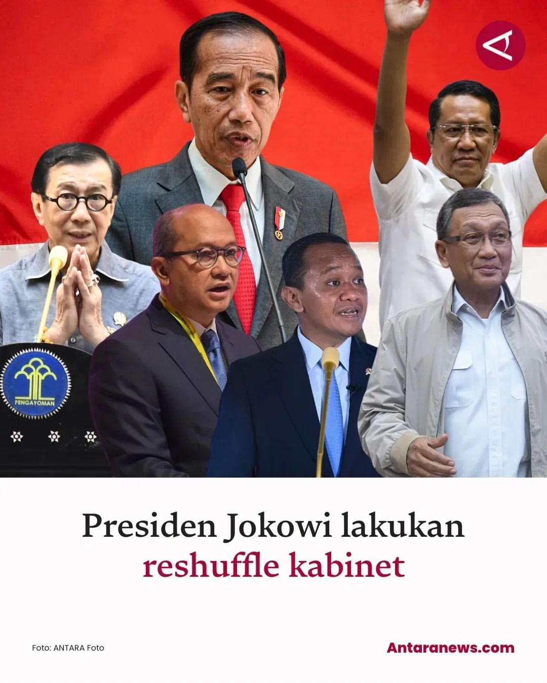 Presiden Jokowi Lantik Menteri Baru di Istana Negara