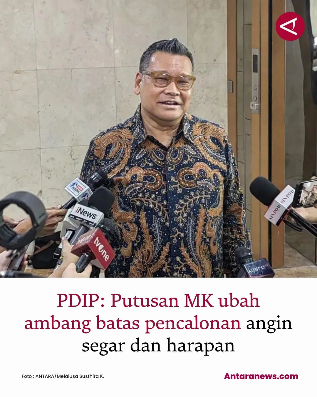 PDIP Bersyukur atas Putusan MK untuk Pilkada Jakarta 2024
