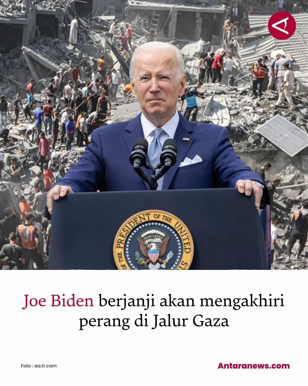Presiden Joe Biden Janji Akhiri Perang di Gaza dan Pulangkan Sandera