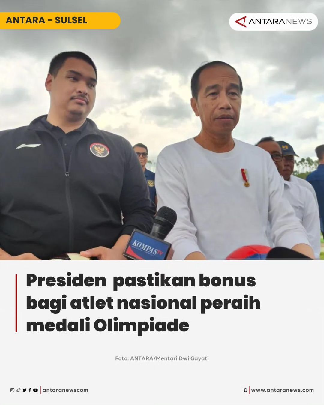 Bonus Atlet Peraih Medali Olimpiade Paris 2024 Ditingkatkan