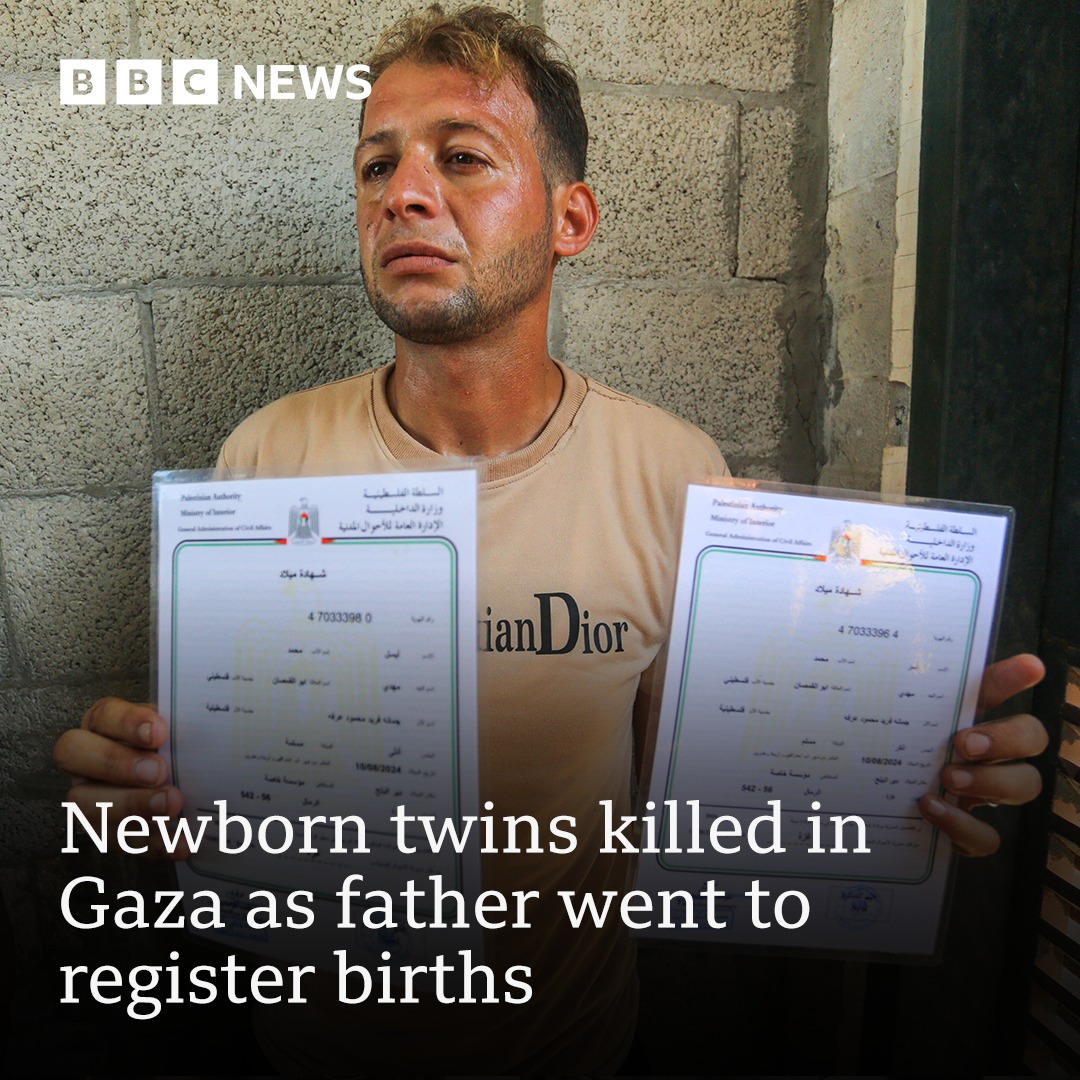 Keluarga di Gaza Kehilangan Bayi Kembar Saat Serangan Israel