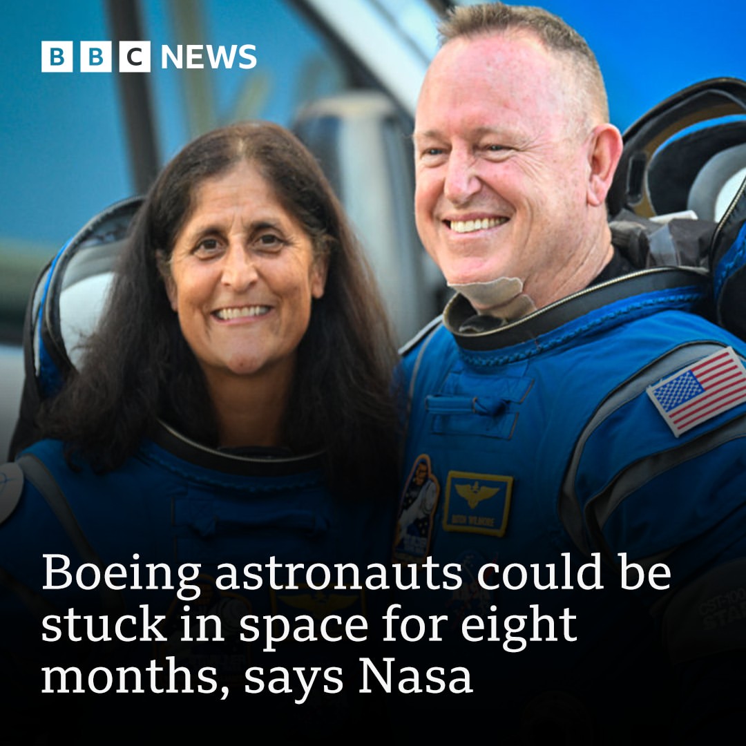 Dua Astronaut Amerika Terkendala di Stasiun Luar Angkasa Internasional