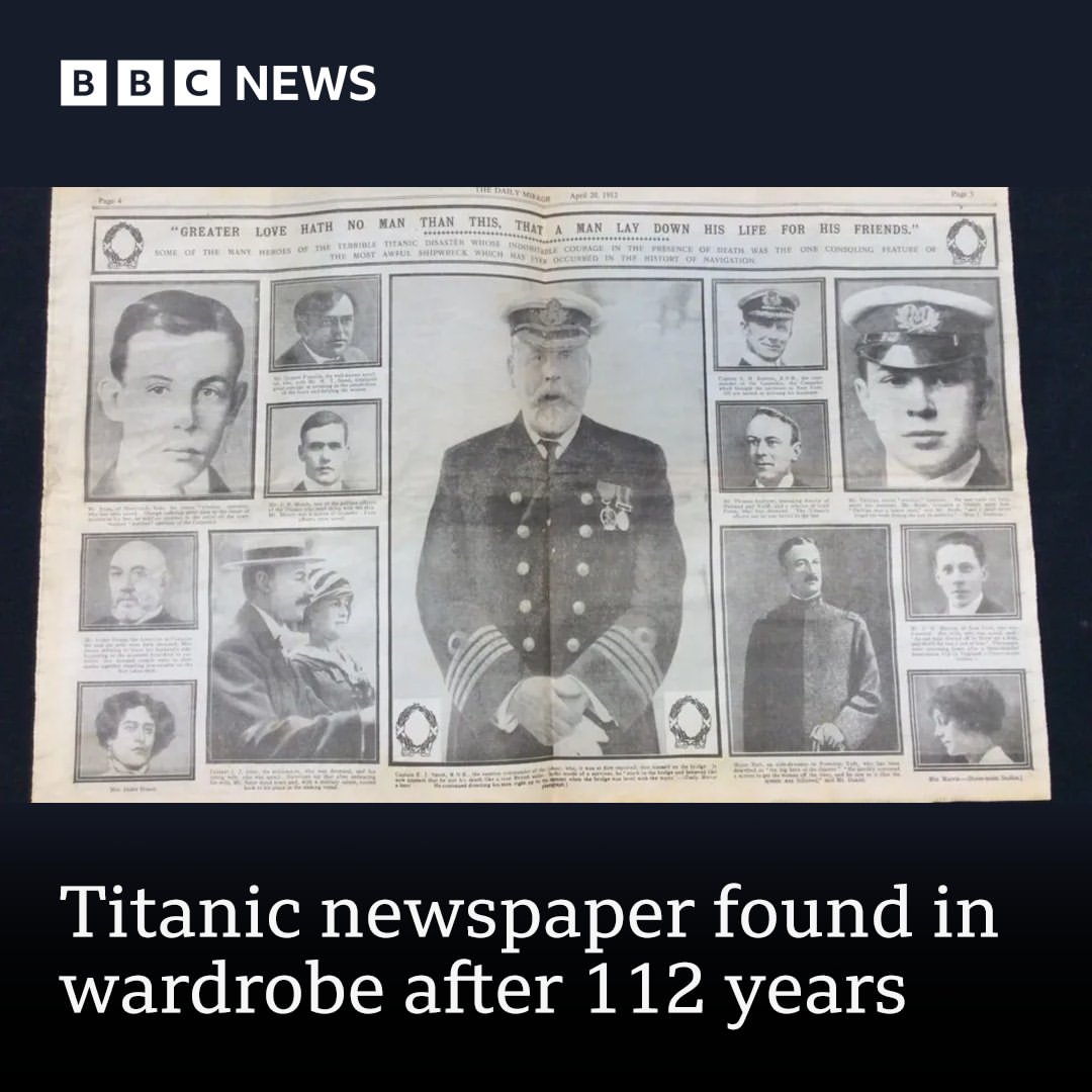 Penemuan Surat Kabar Pasca Tenggelamnya Titanic