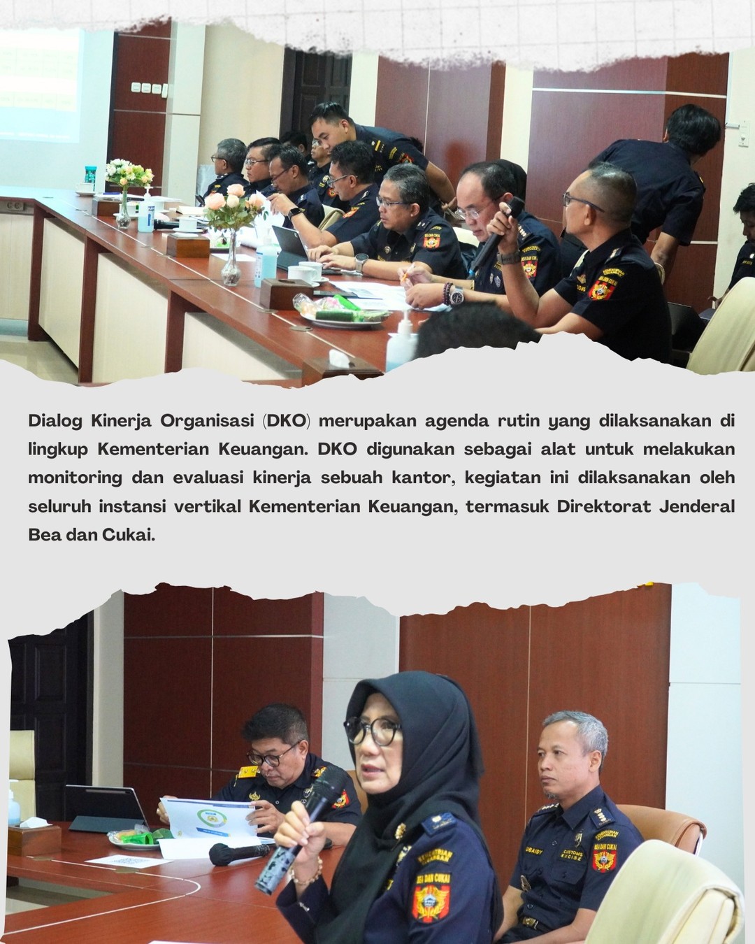 Rapat Dialog Kinerja Organisasi di Kantor Bea Cukai Jawa Timur II