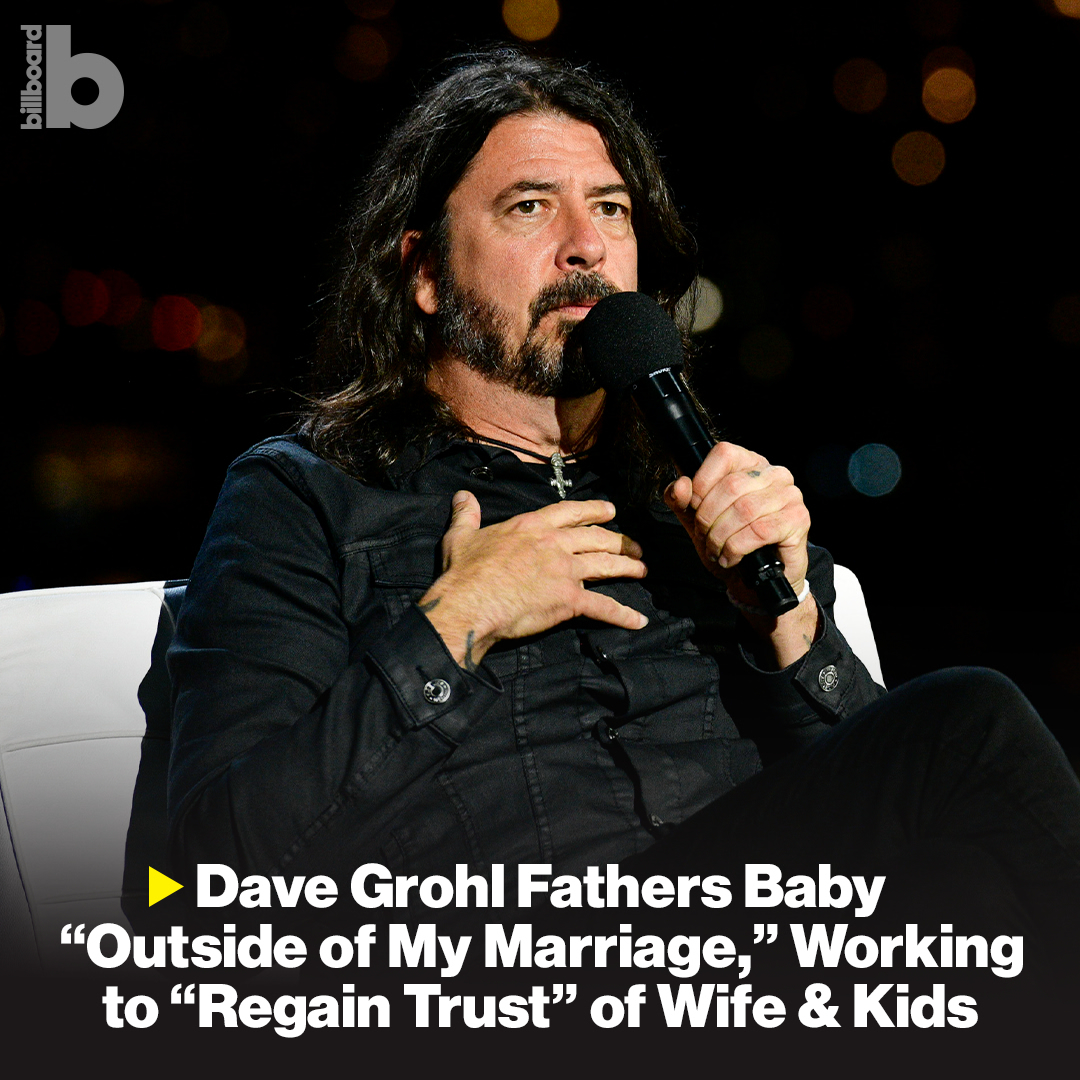 Dave Grohl Umumkan Kelahiran Anak Baru di Luar Pernikahan