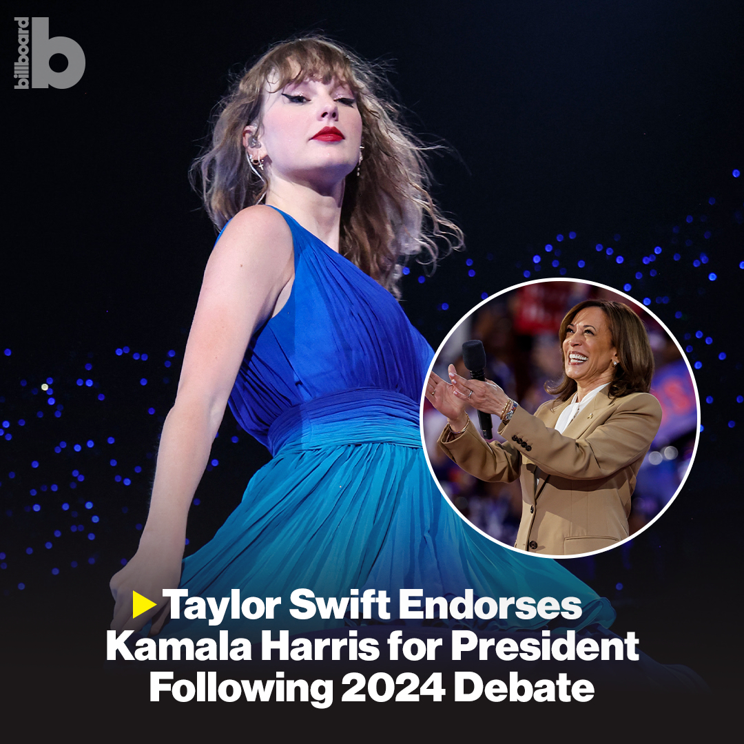 Taylor Swift Dukung Kamala Harris dan Tim Walz Dalam Pemilihan Presiden AS 2024