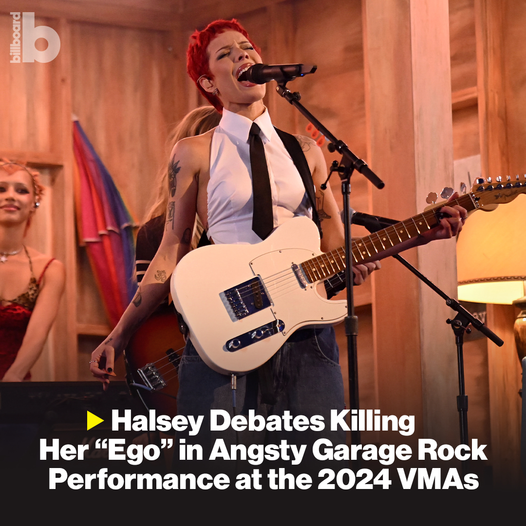 Halsey Memukau di VMAs dengan Penampilan Unik "Ego"