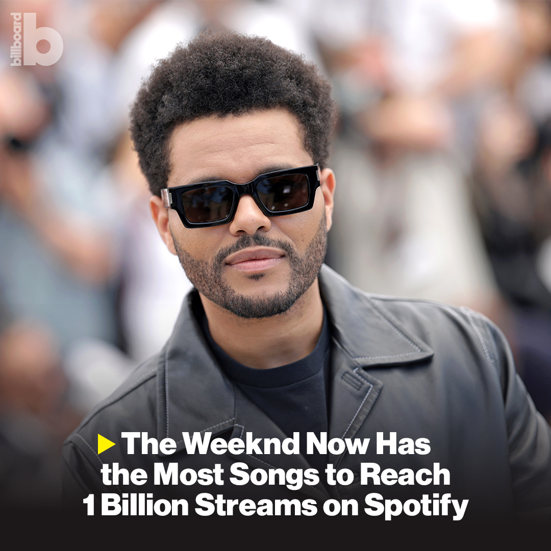 The Weeknd Pecahkan Rekor Lagu Terbanyak 1 Miliar Streaming di Spotify