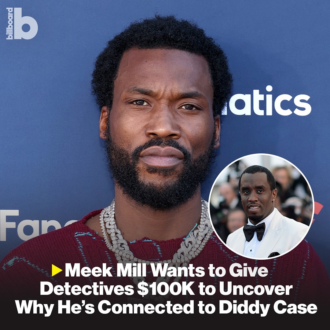 Meek Mill Tawarkan Uang Rp 1,5 Miliar untuk Selidiki Hubungannya dengan Diddy