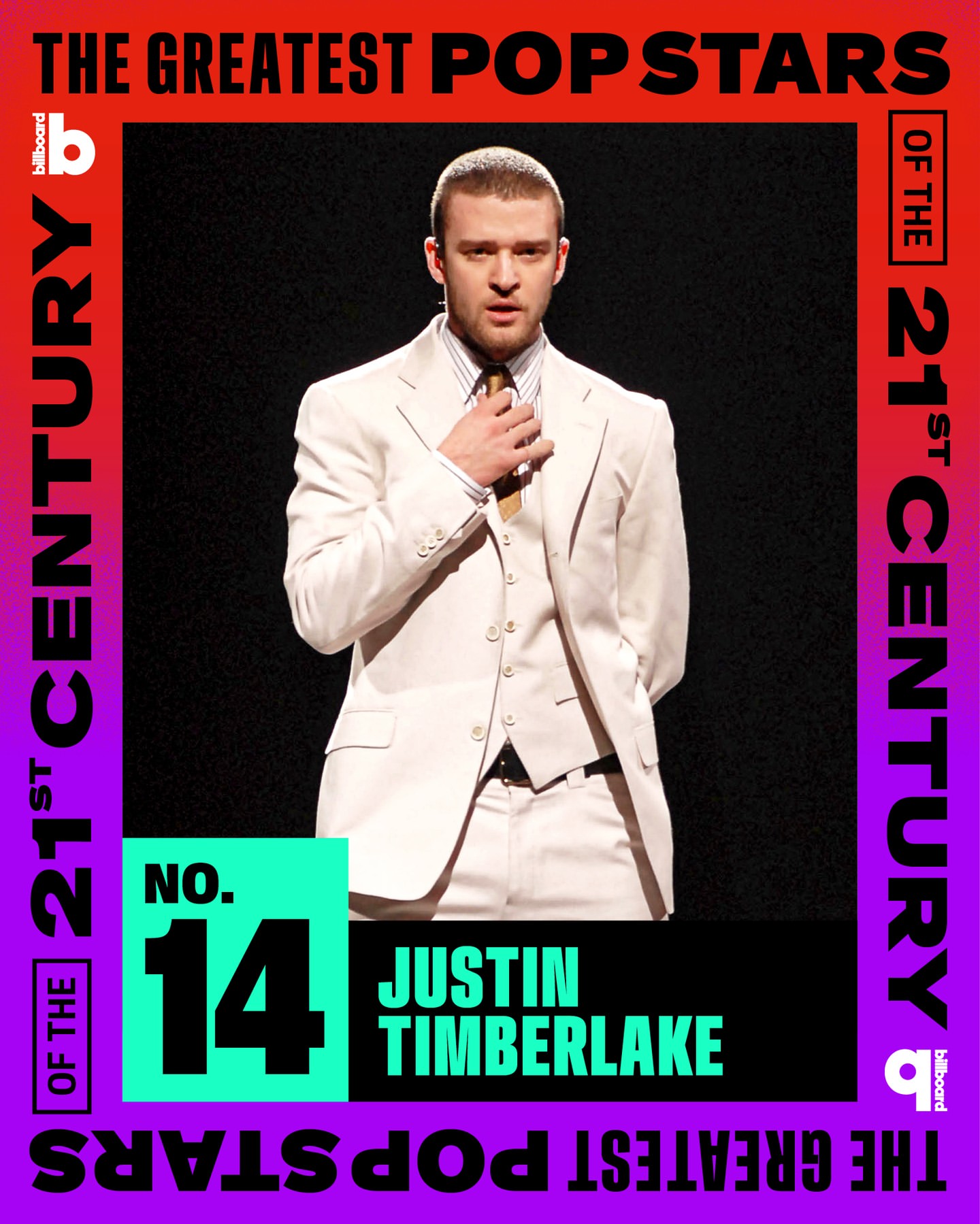 Justin Timberlake Masuk dalam Daftar 25 Bintang Pop Terhebat Abad ke-21