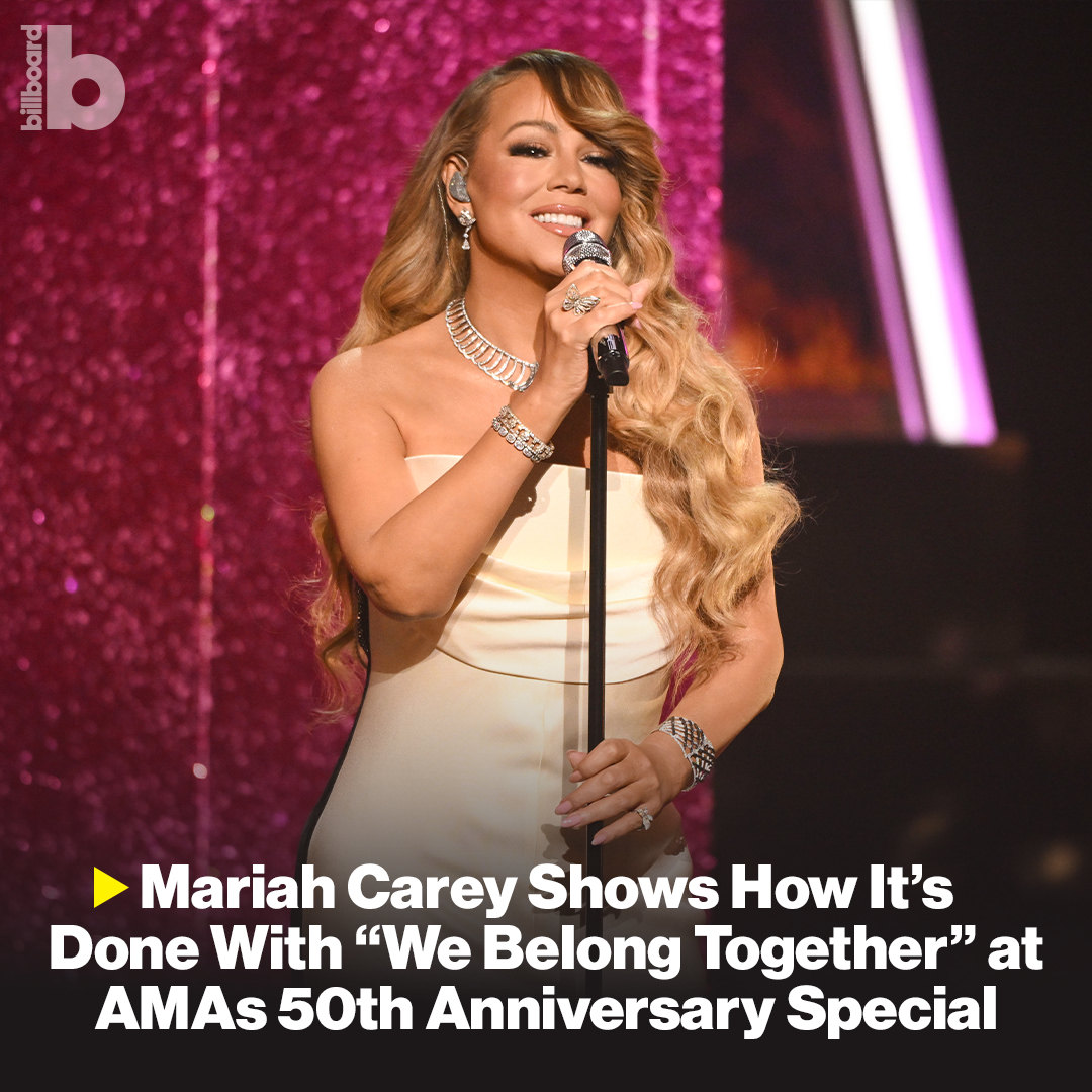 Penampilan Spektakuler Mariah Carey di Spesial Peringatan 50 Tahun AMAs