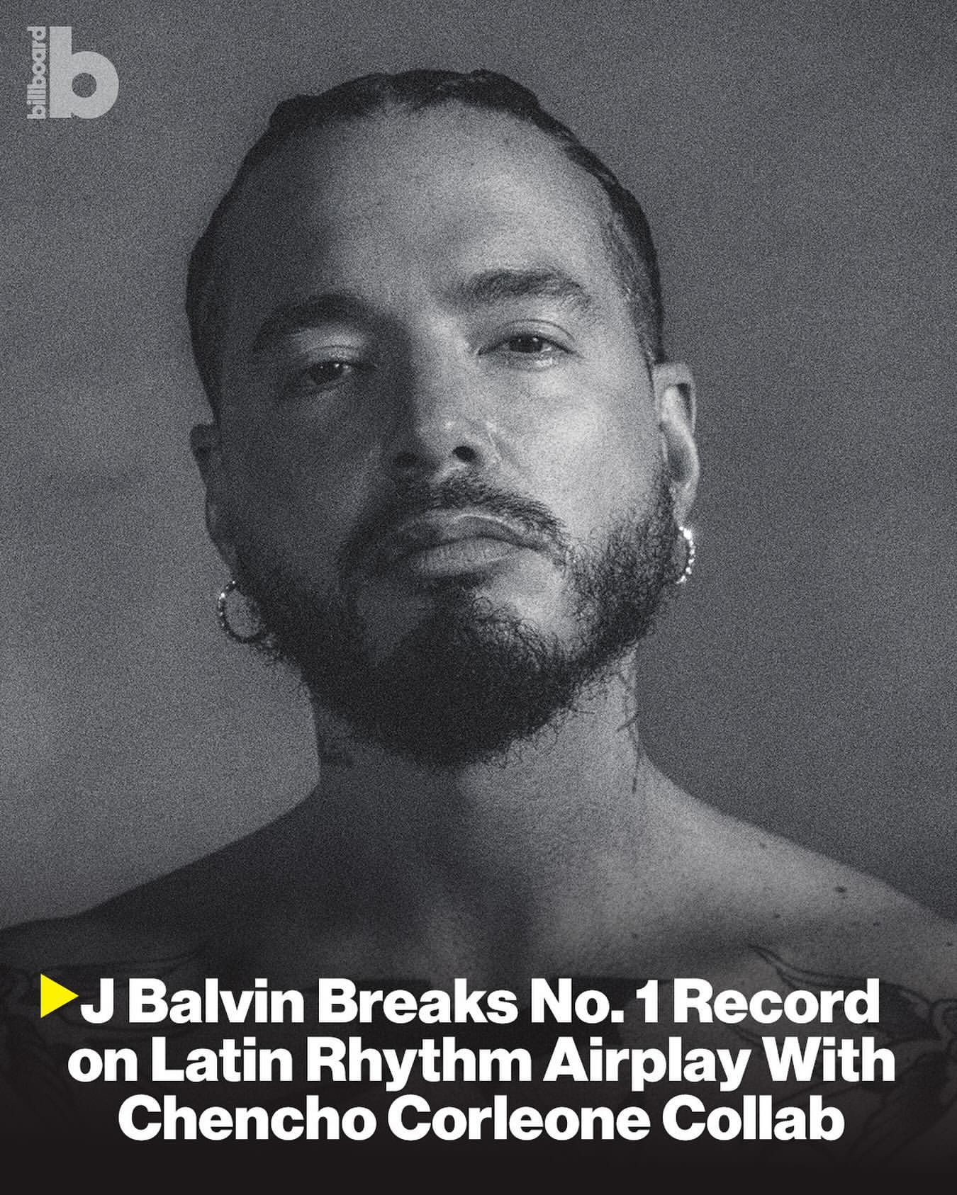 J Balvin dan Chencho Corleone Raih Puncak Billboard dengan "Polvo De Tu Vida"