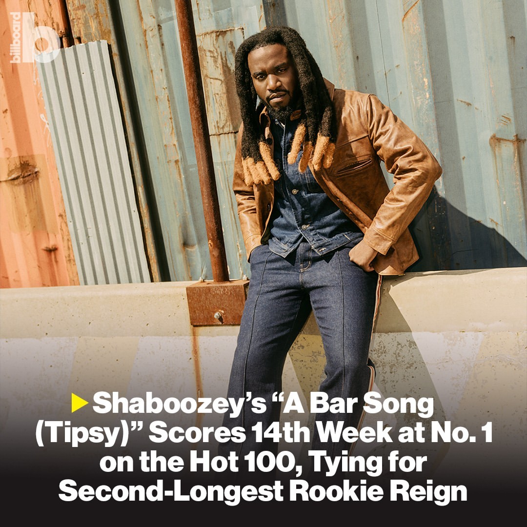 Shaboozey Puncaki Tangga Lagu dengan "A Bar Song (Tipsy)"