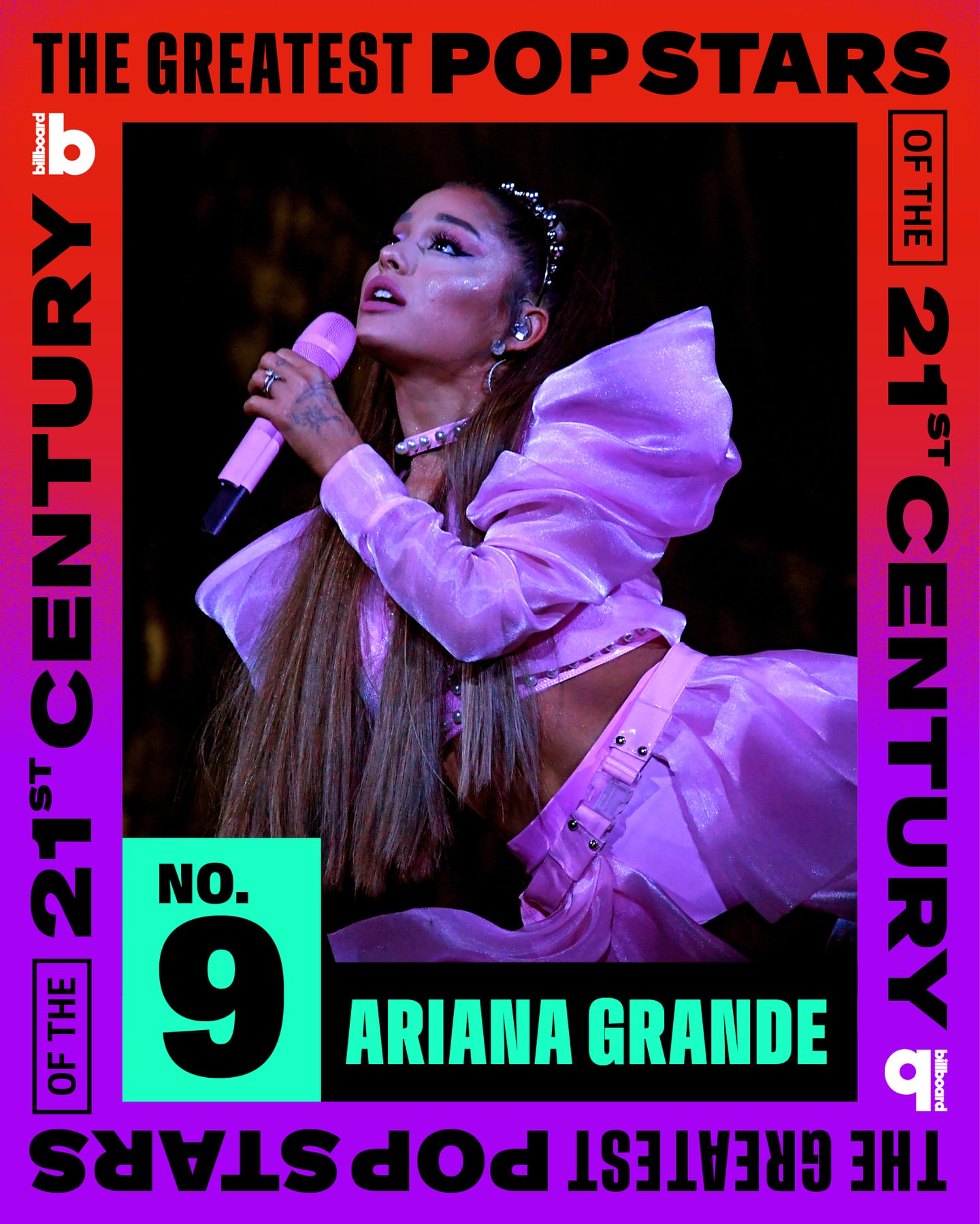 Ariana Grande Masuk dalam Daftar 25 Bintang Pop Terbaik Abad ke-21