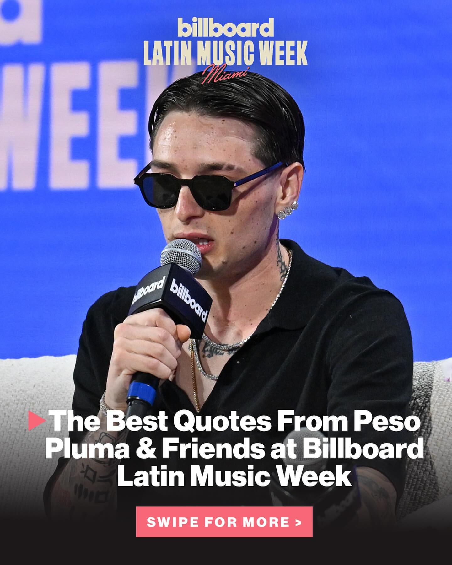 Peso Pluma Bicara tentang Asal Usul Musiknya di Billboard Latin Week