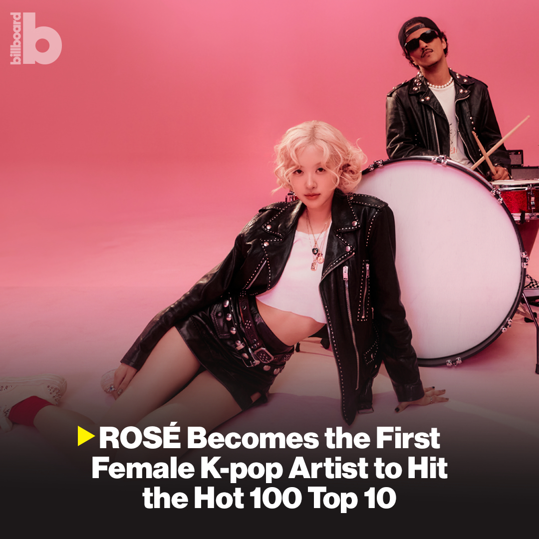 ROS� BLACKPINK Raih Posisi 8 di Billboard Hot 100