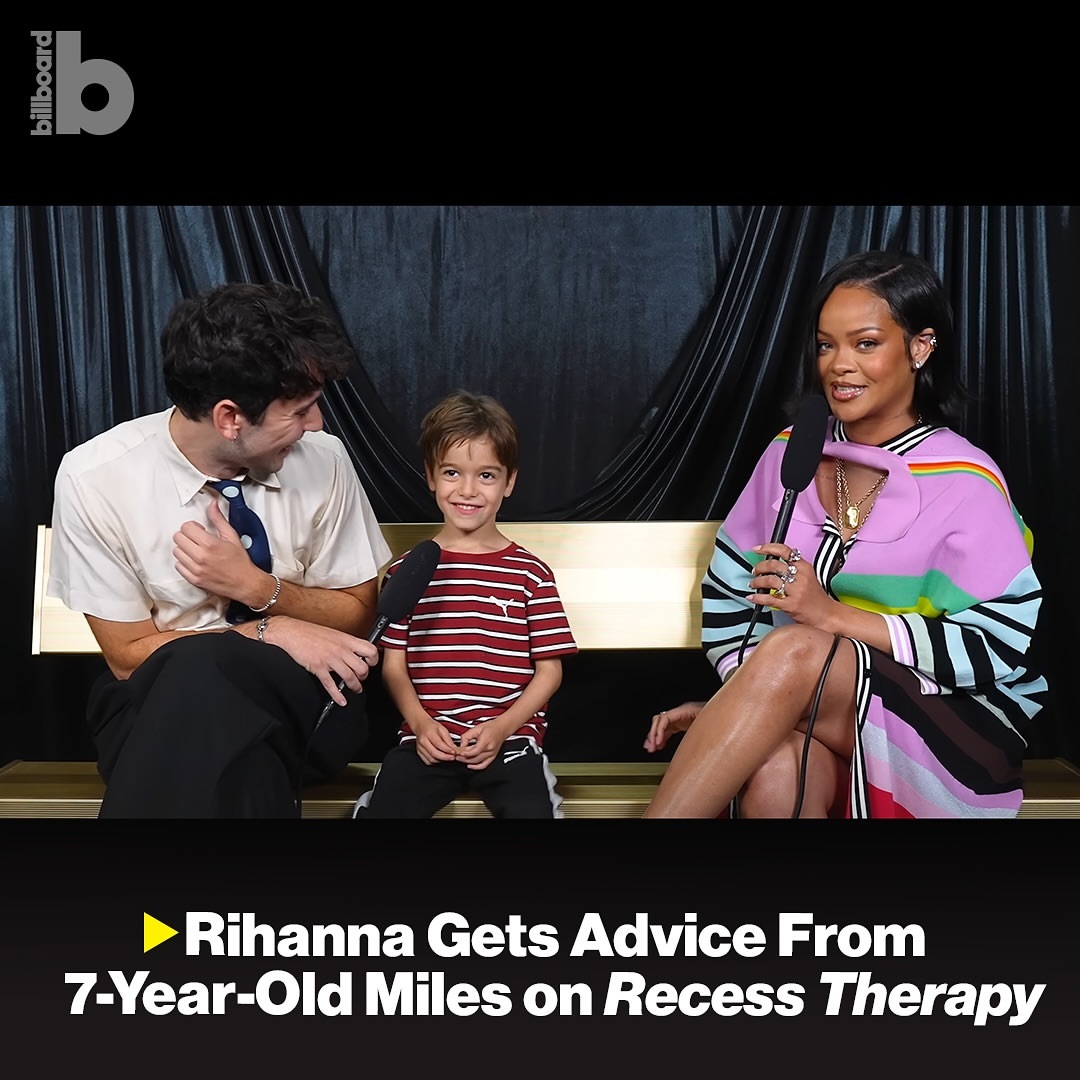 Rihanna Mengobrol dengan Anak 7 Tahun dalam Acara 'Recess Therapy'