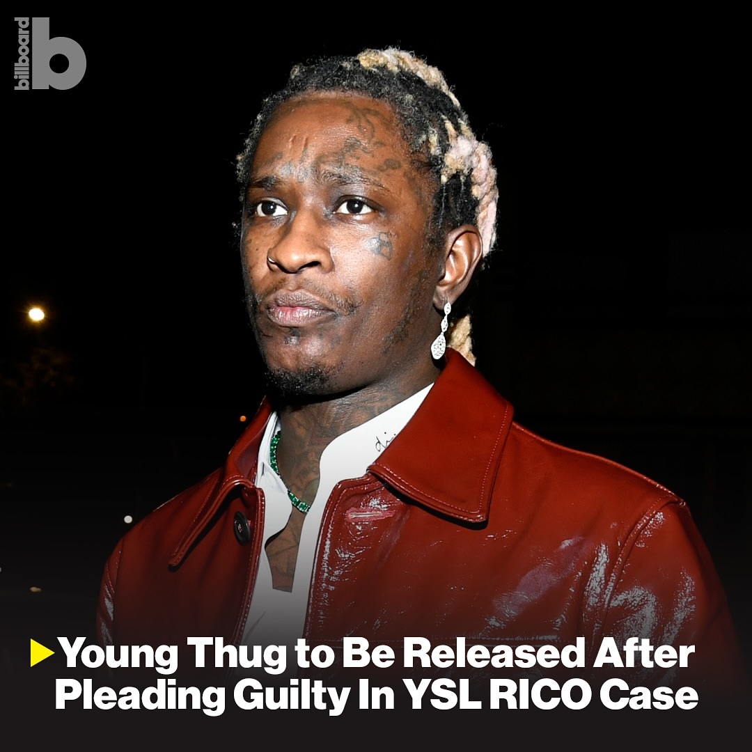 Penyanyi Young Thug Dihukum 15 Tahun Probasi Tanpa Penjara