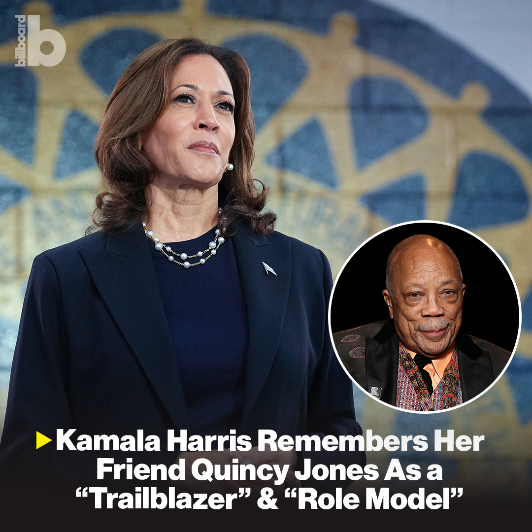 Kamala Harris Menghormati Quincy Jones yang Telah Meninggal Dunia