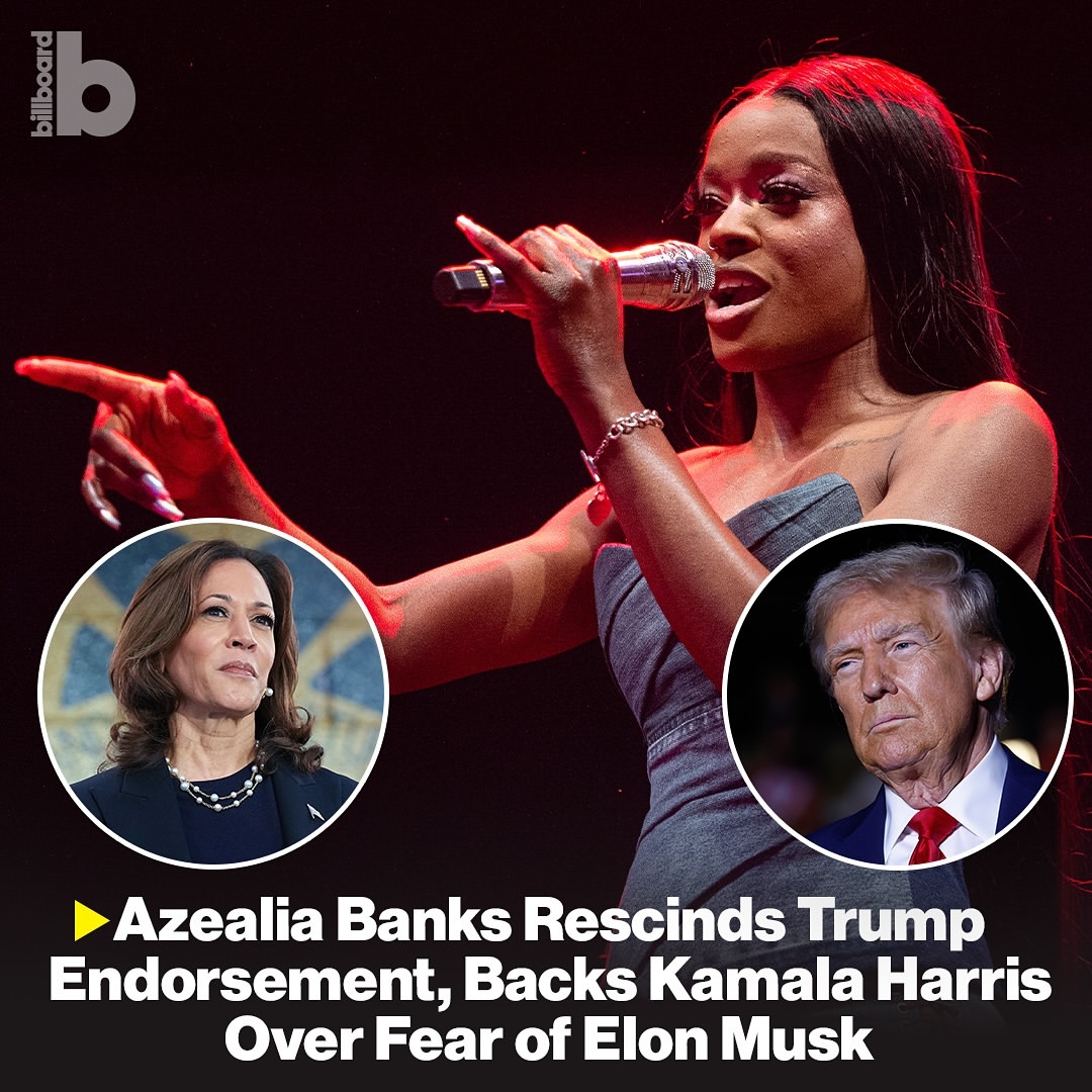 Azealia Banks Ubah Pilihan dalam Pemilihan Presiden AS