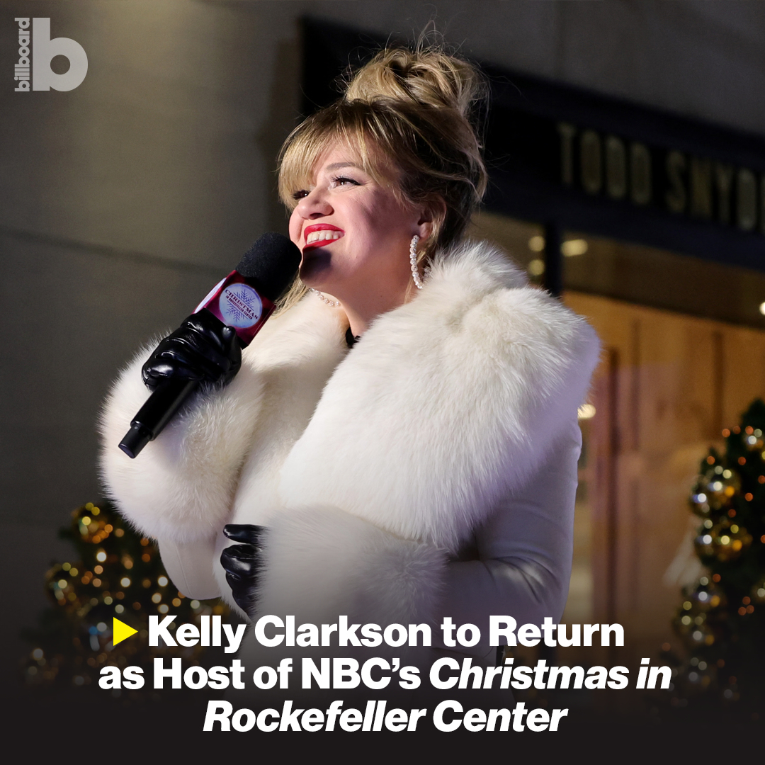Kelly Clarkson Kembali Memimpin Perayaan Natal di Rockefeller Center