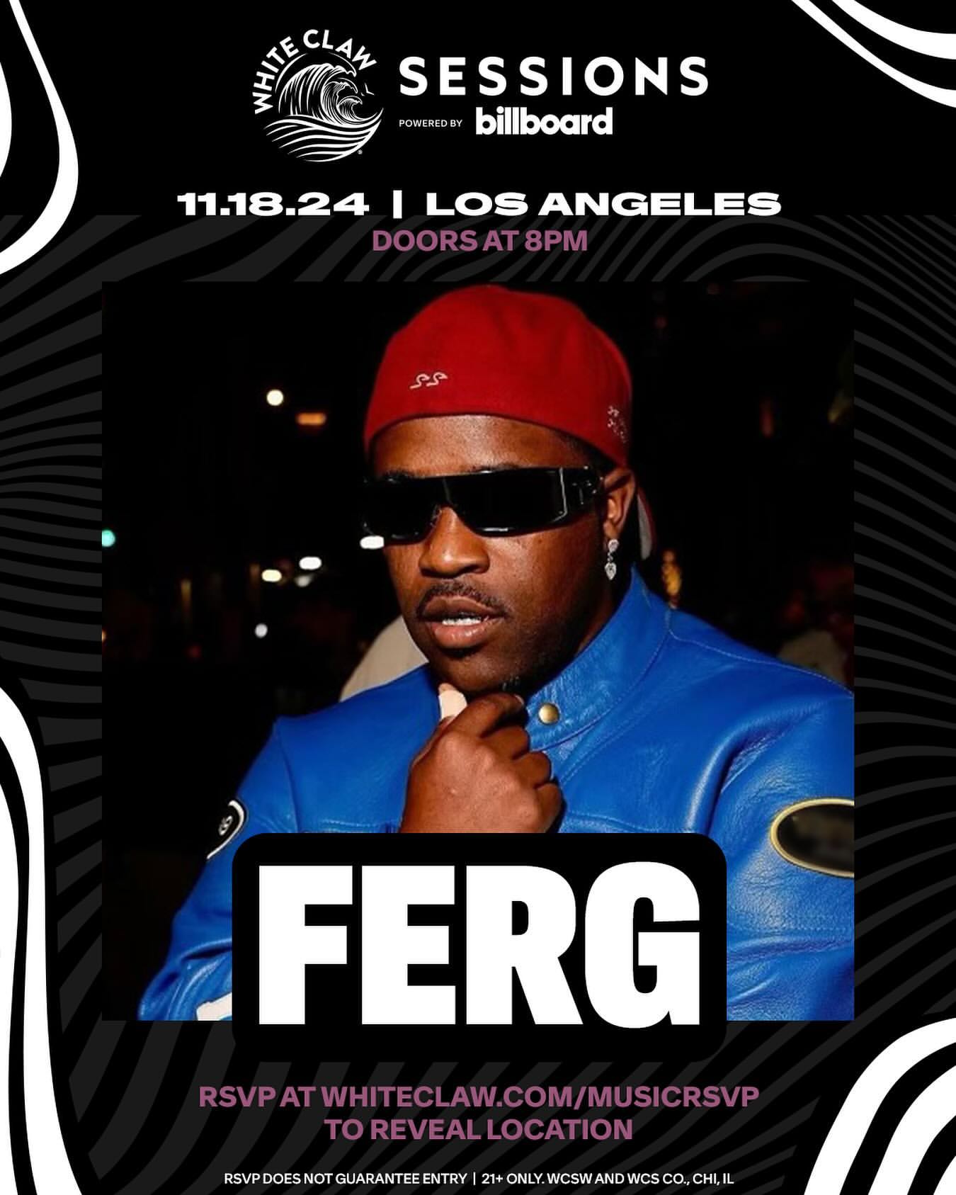 FERG Hadir Dalam White Claw Sessions Bersama Billboard