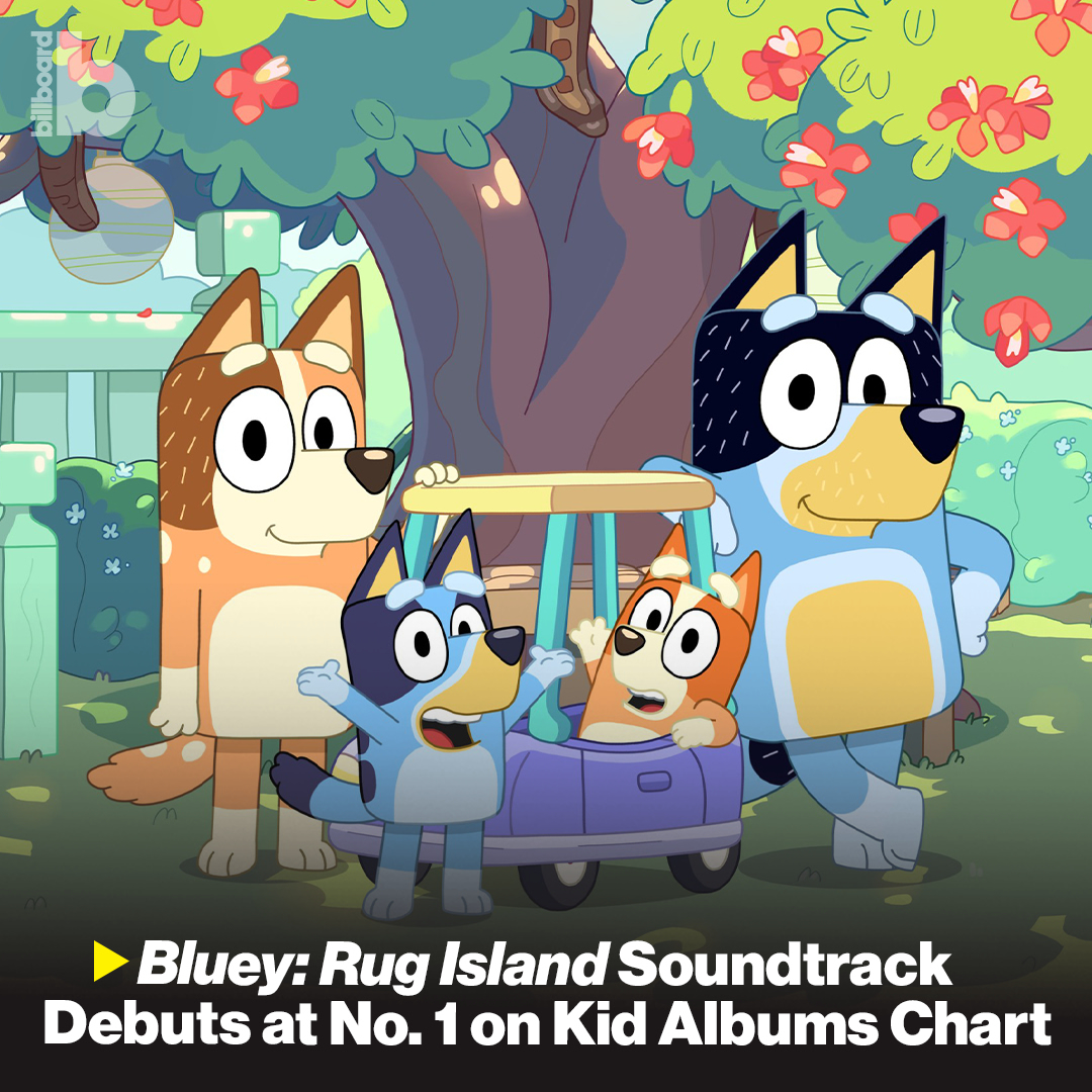 'Bluey: Rug Island' Muncul di Puncak Chart Album Anak Billboard
