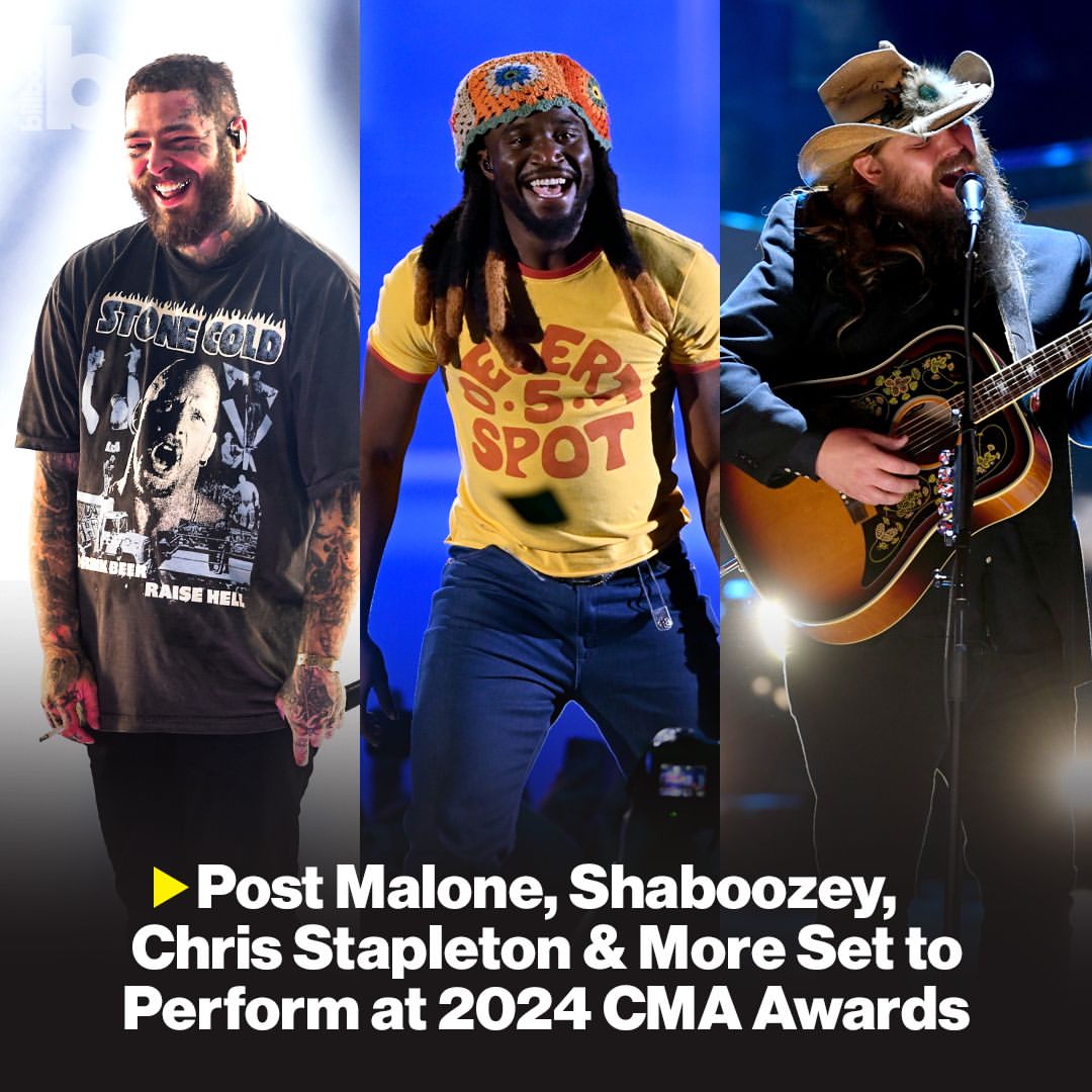 Post Malone dan Chris Stapleton Siap Tampil di CMA Awards ke-58