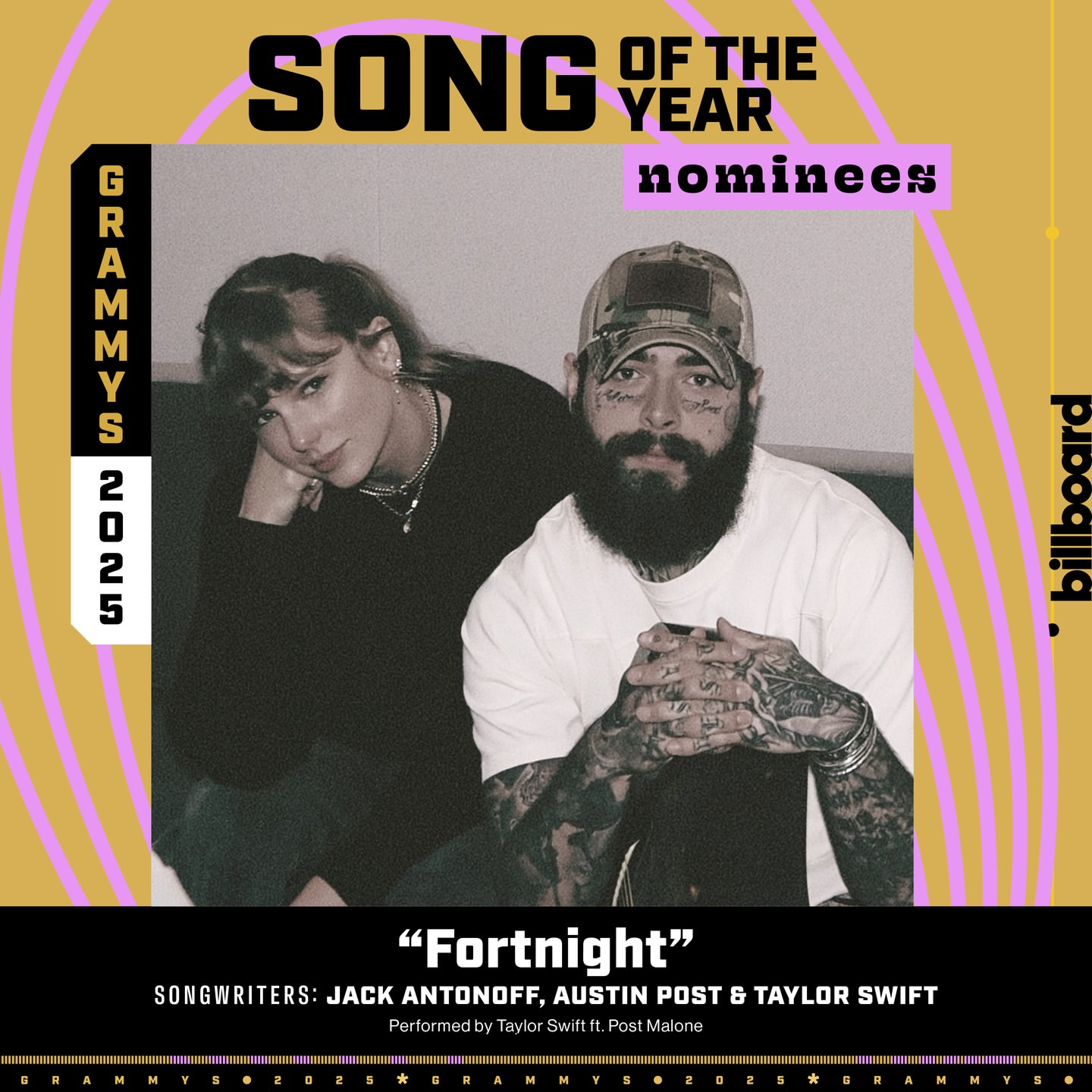 Nominasi Lagu Terbaik Grammy 2025