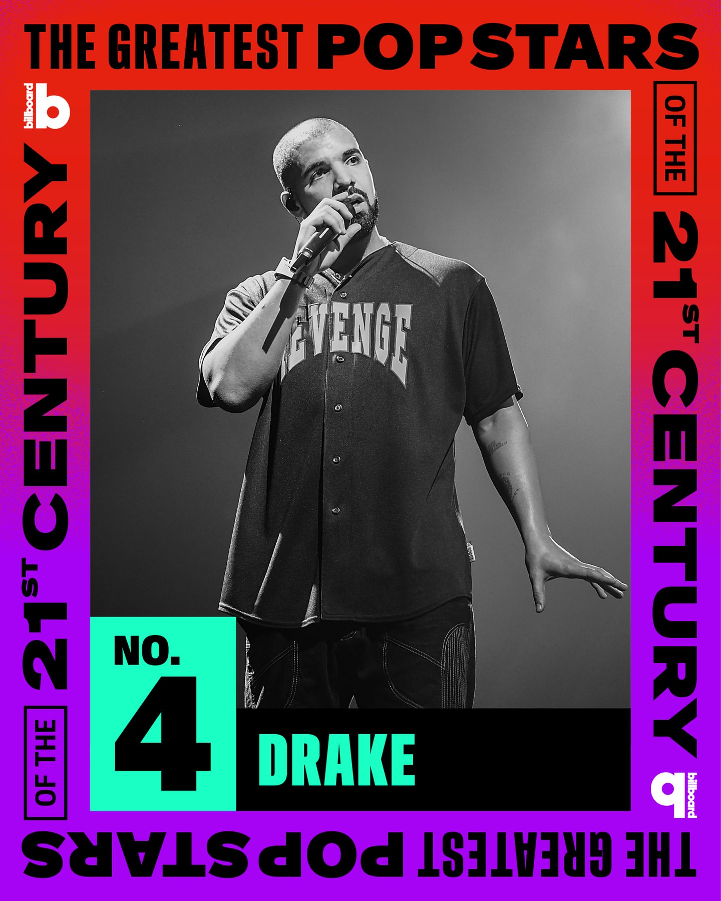 Drake Masuk dalam Daftar 25 Bintang Pop Terbesar Abad 21 Menurut Billboard