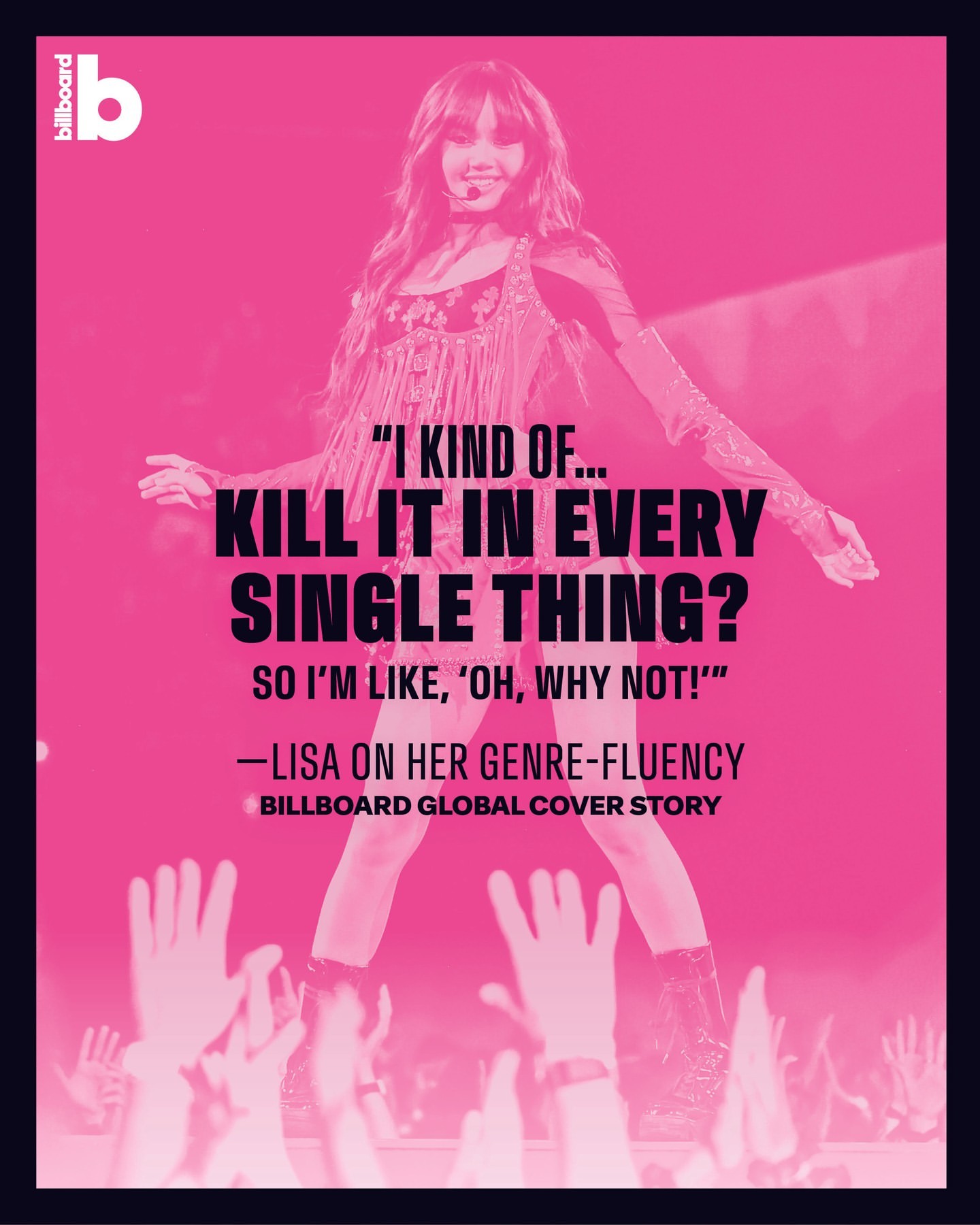 Lalisa Menjadi Bintang Penutup Sejarah di Billboard