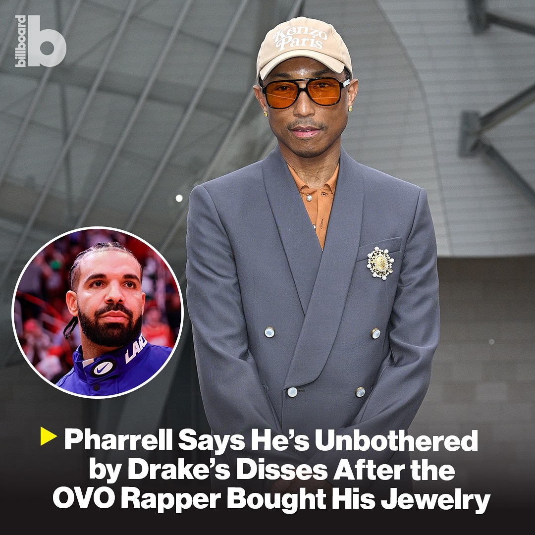 Pharrell Bahas Hubungannya dengan Drake dalam Wawancara