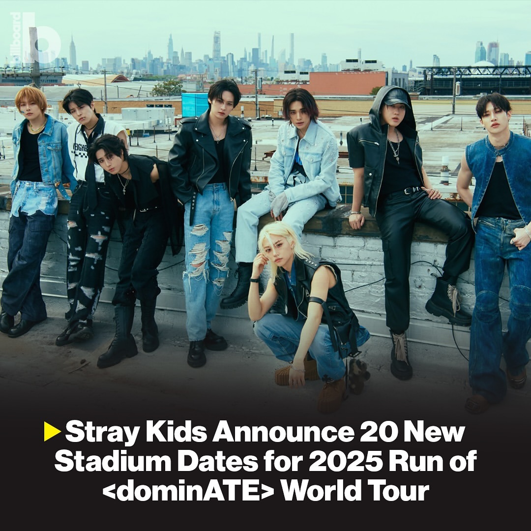 Stray Kids Umumkan 20 Tanggal Konser Baru di Seluruh Dunia