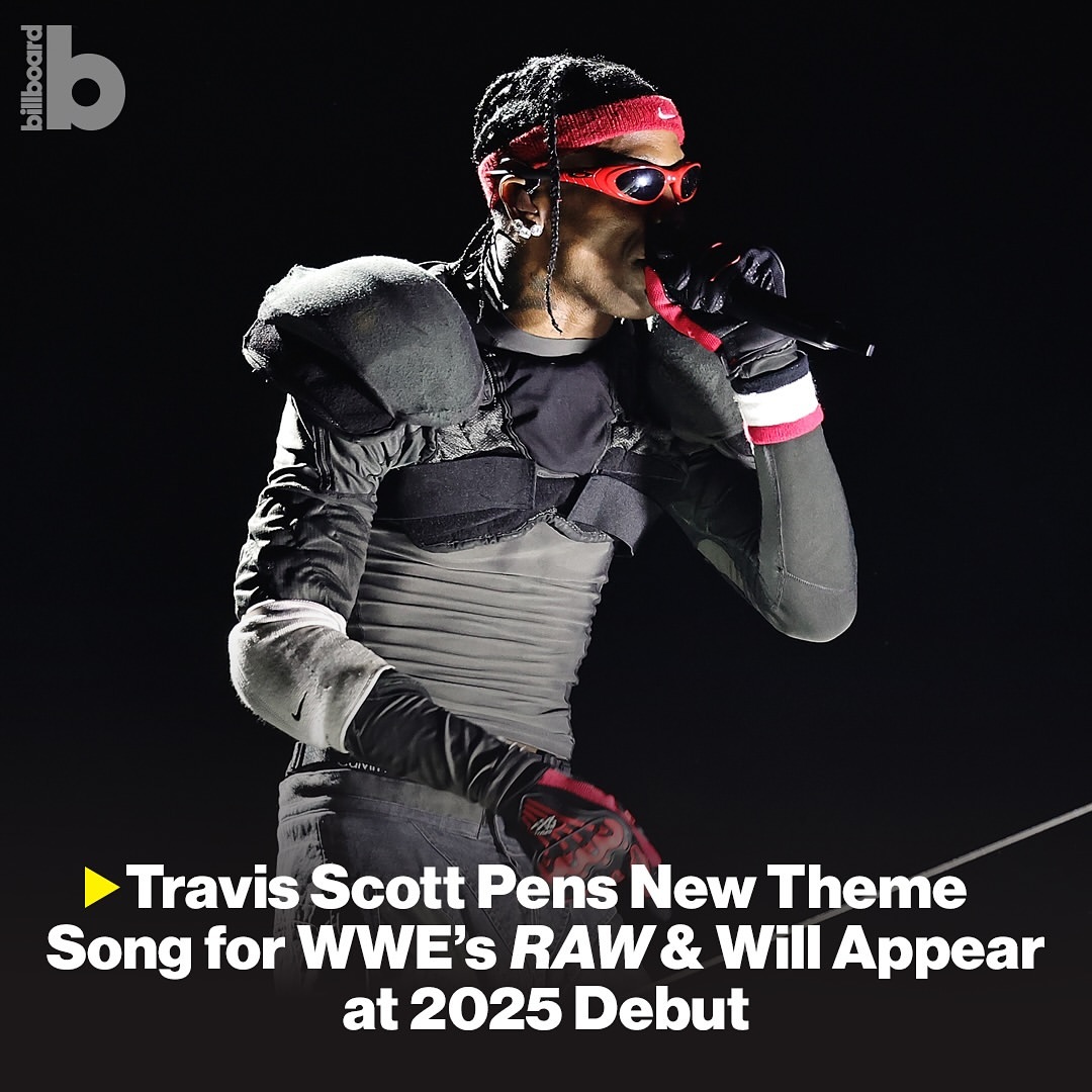 Travis Scott Gabung dengan �Monday Night Raw� di Debut Netflix WWE