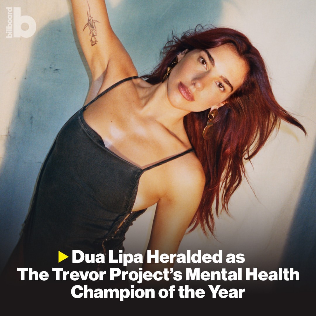 Dua Lipa Dikenal Sebagai Juara Kesehatan Mental Tahun Ini