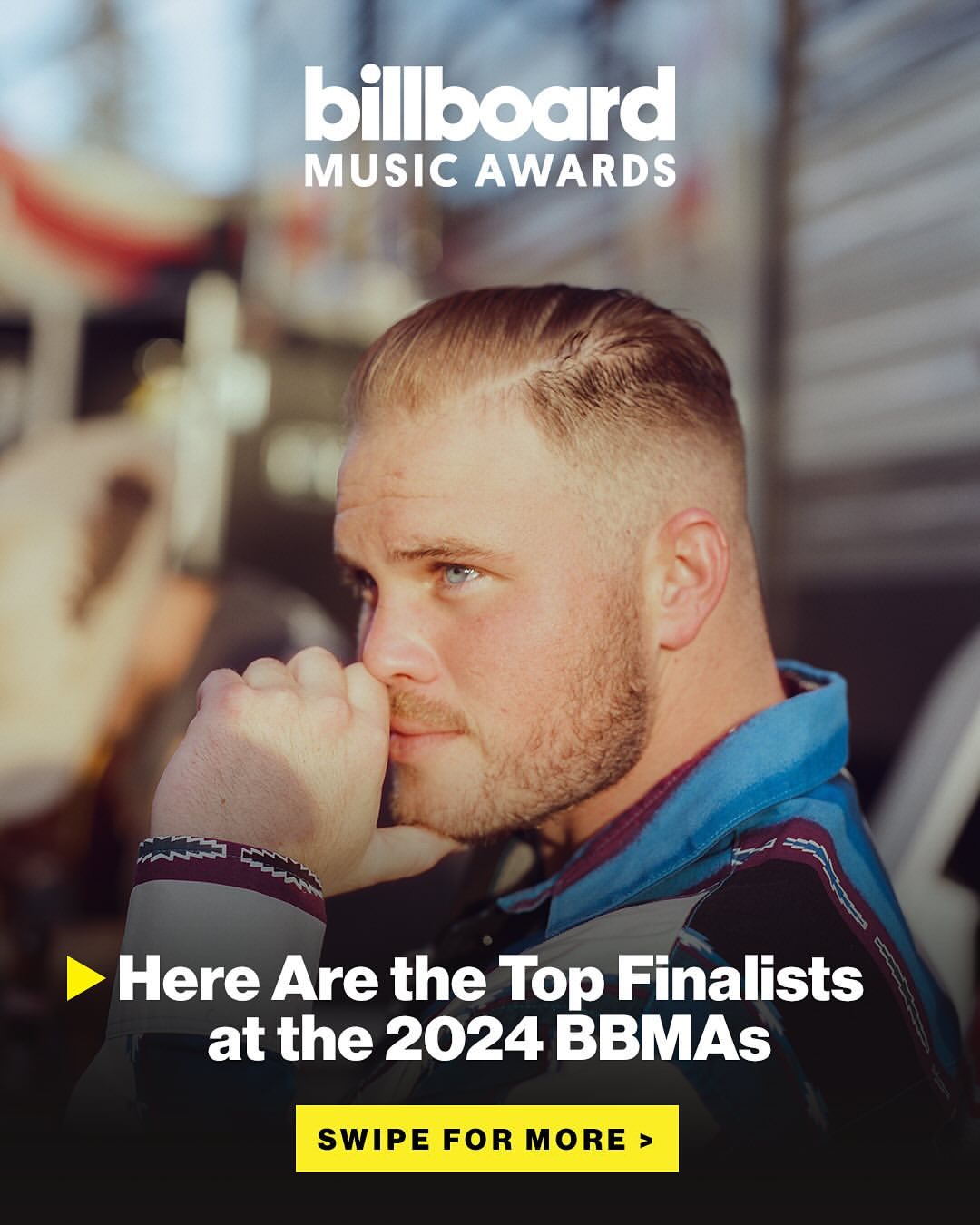 Zach Bryan Memimpin Nominasi di Billboard Music Awards 2024