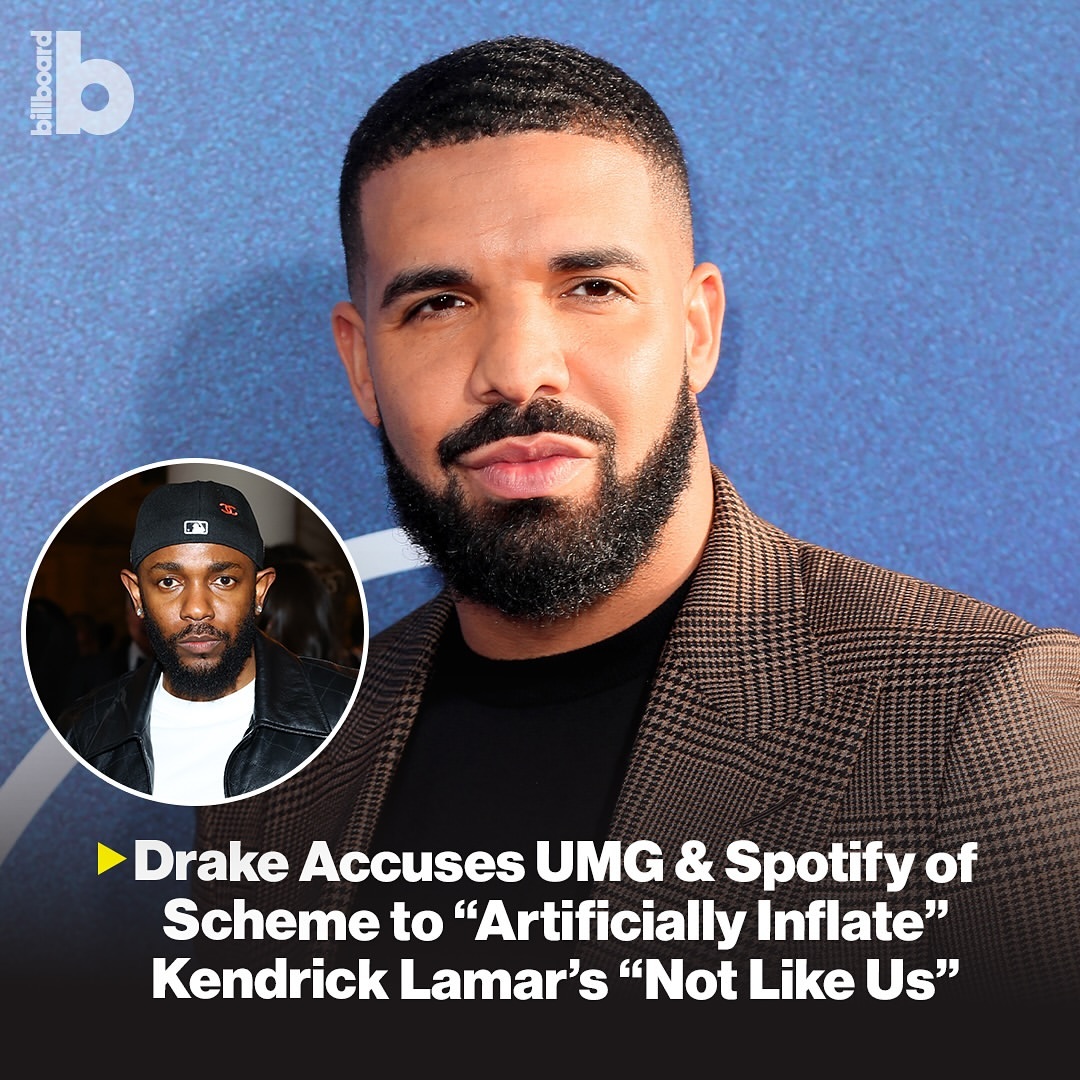 Drake Gugat Universal Music Group dan Spotify Karena Kenaikan Popularitas Lagu Kendrick Lamar