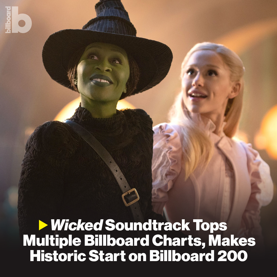 Soundtrack Film 'Wicked' Debut di Puncak Billboard