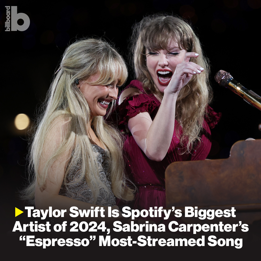 Spotify Wrapped 2024: Taylor Swift dan Sabrina Carpenter Menjadi Bintang Streaming