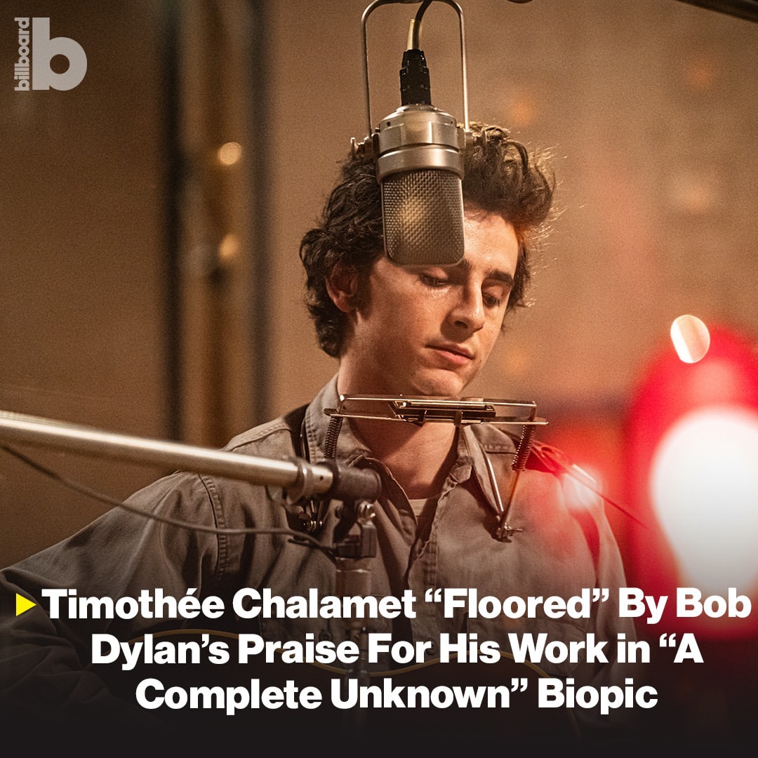 Timoth�e Chalamet Terima Pujian dari Bob Dylan untuk Perannya