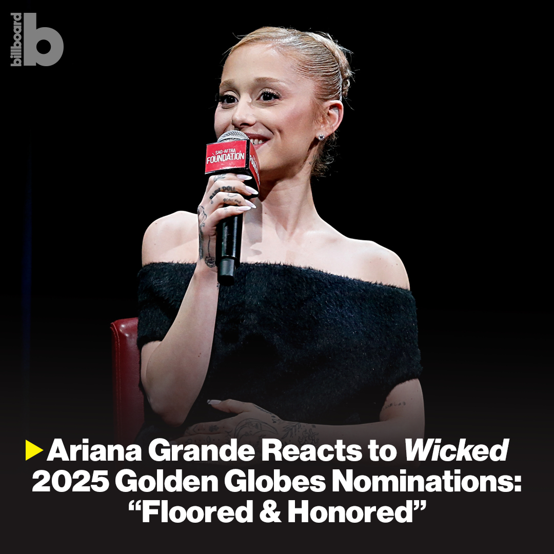 Ariana Grande Merayakan Nominasi Golden Globes untuk 'Wicked'