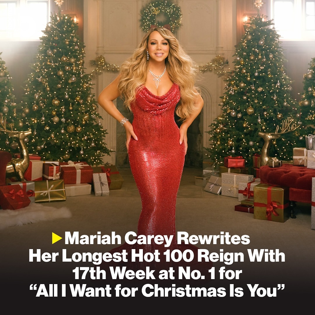 Merry Christmas! Lagu Mariah Carey Terus Ungguli Billboard Hot 100