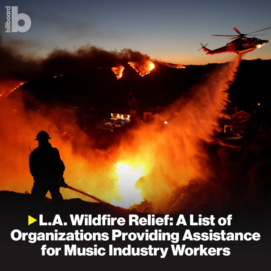 Musisi Terkena Dampak Kebakaran Hutan Besar di Los Angeles