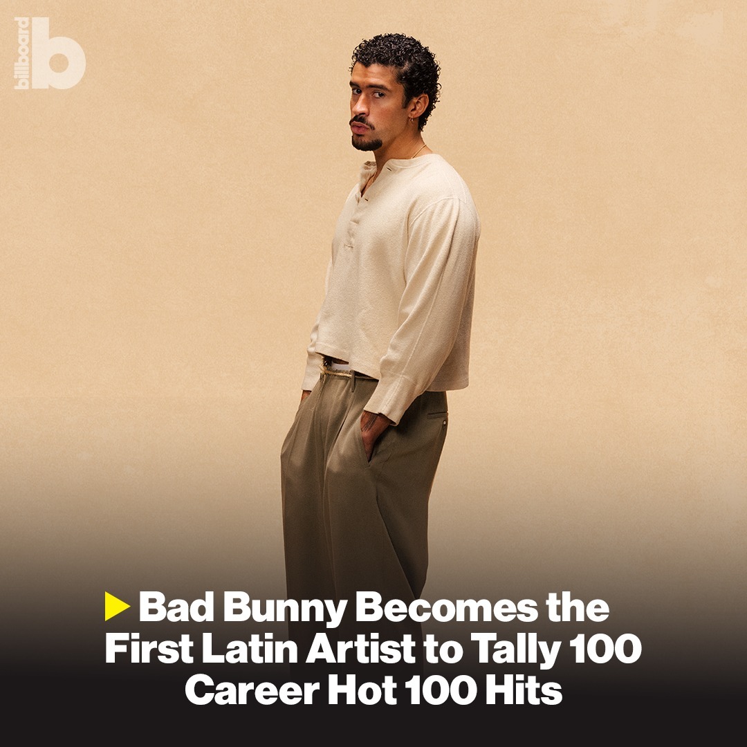 Bad Bunny Capai Sejarah di Peringkat Hot 100