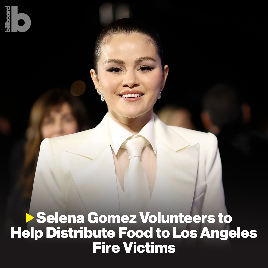 Selena Gomez Bantu Korban Kebakaran Hutan di Los Angeles